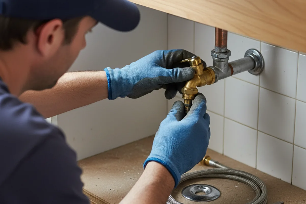 Shutoff valve and fitting work during Repiping in Alto